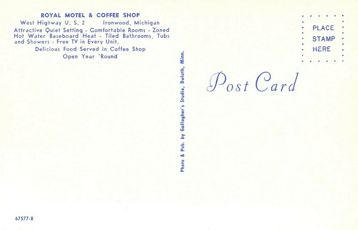 Royal Motel - Old Postcard View